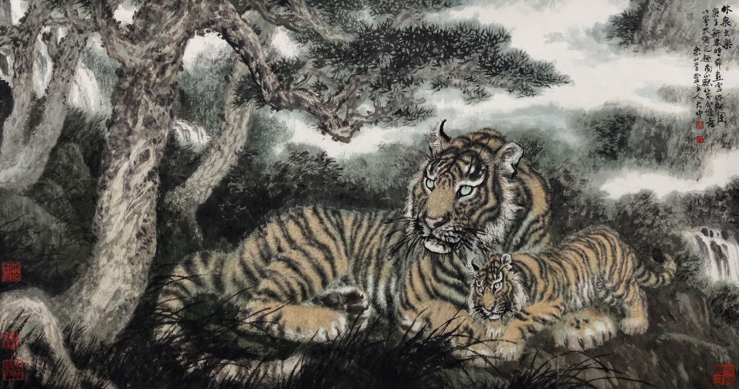 图片[12]-新展预告｜“虎啸山林静——冯大中诗书画作品展”即将启幕！-东北文化产业网