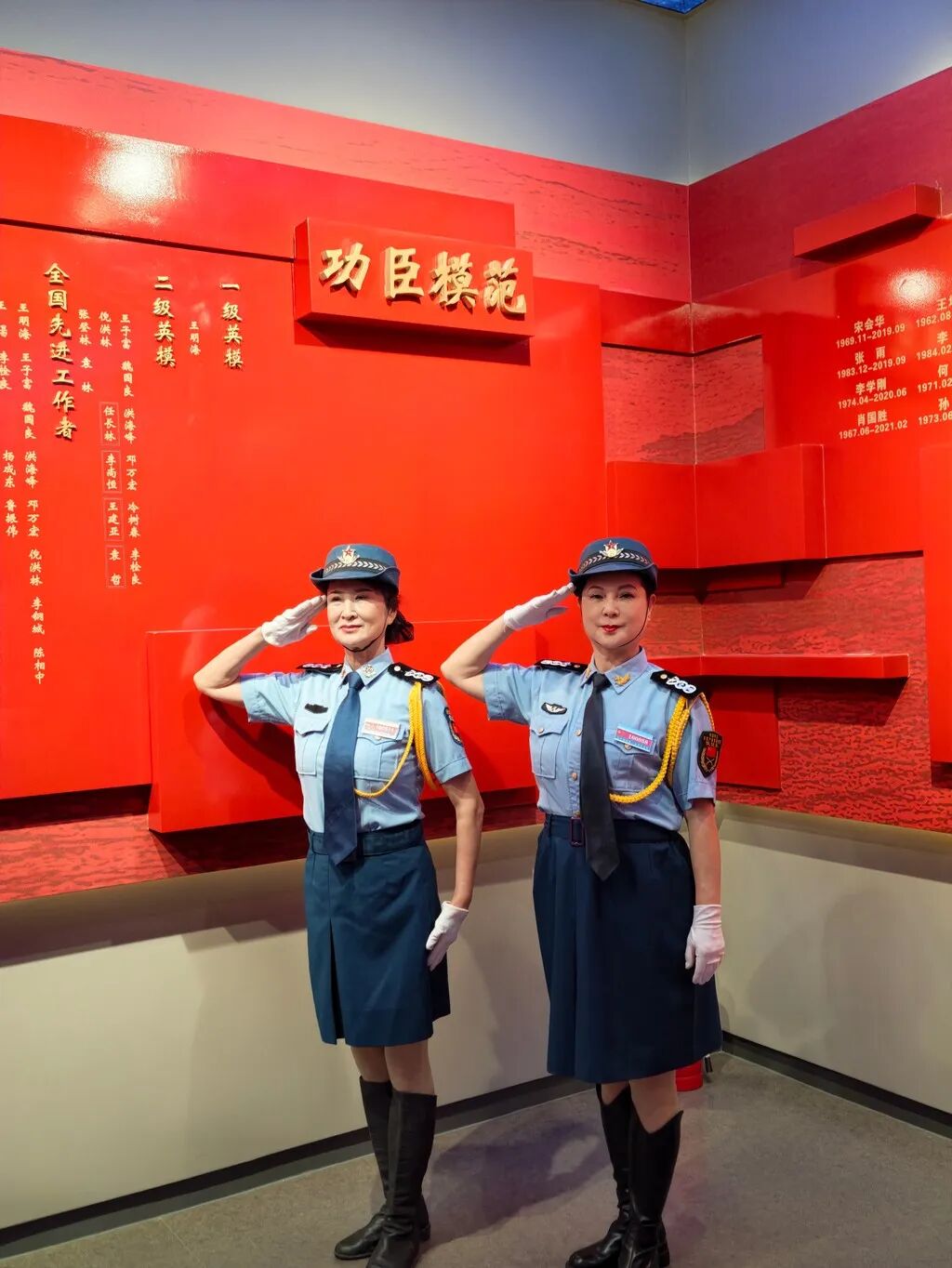 图片[17]-镂刻在警徽上的使命与誓言——记国防教育女子仪仗队参观学习之感-东北文化产业网