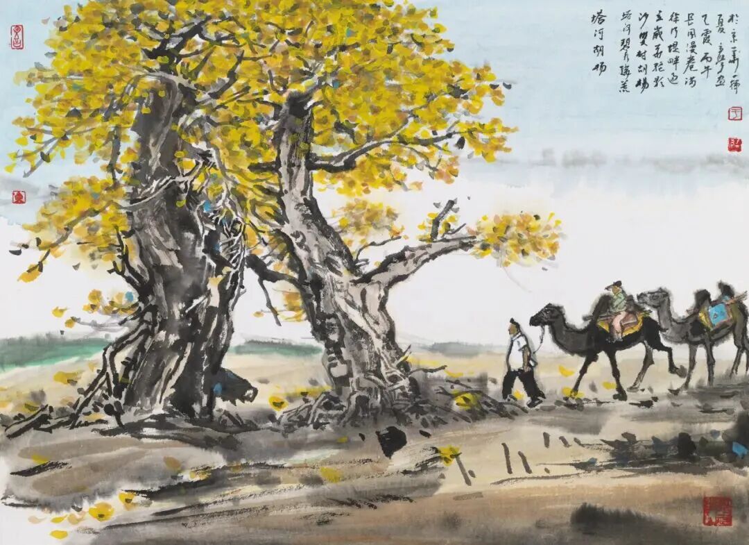 图片[10]-行遍天山南北 笔墨留住山河｜于立学新疆人物，景物写生感悟：-东北文化产业网