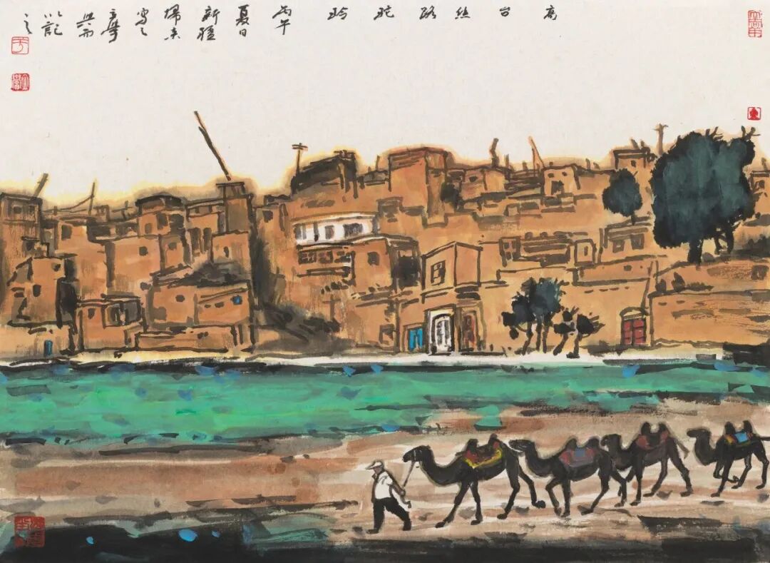 图片[30]-行遍天山南北 笔墨留住山河｜于立学新疆人物，景物写生感悟：-东北文化产业网