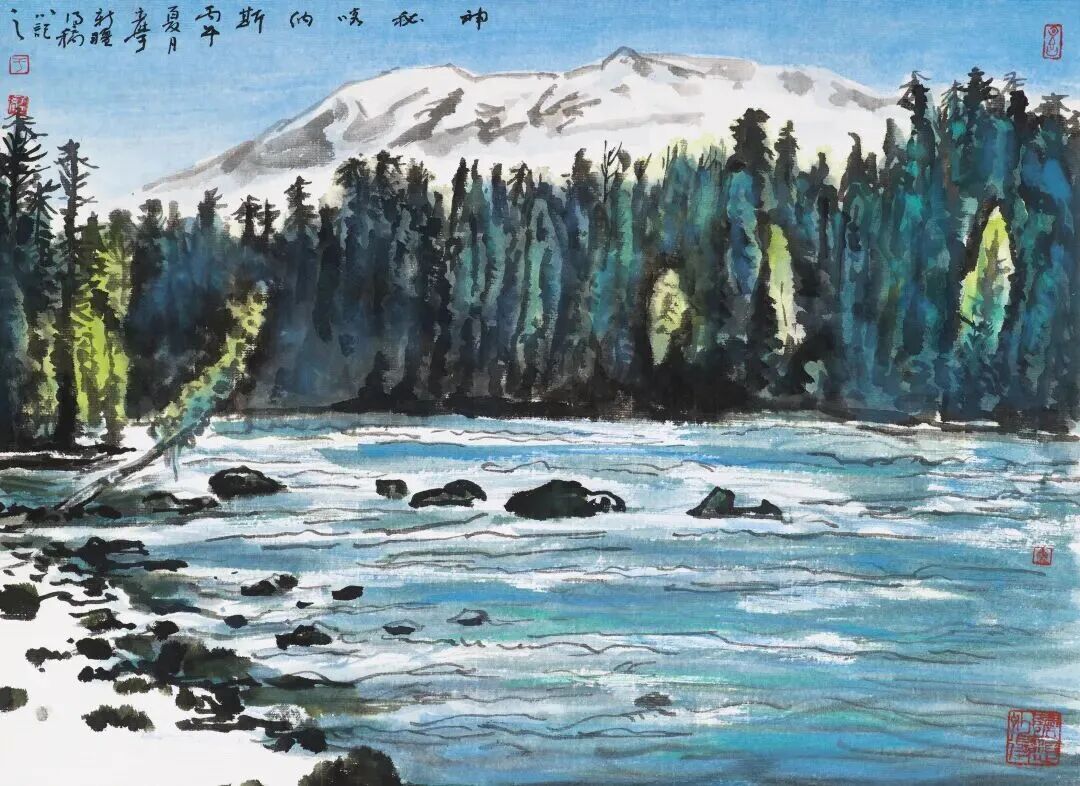 图片[6]-行遍天山南北 笔墨留住山河｜于立学新疆人物，景物写生感悟：-东北文化产业网