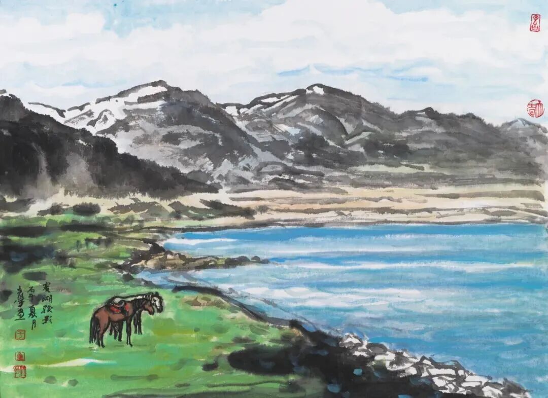 图片[8]-行遍天山南北 笔墨留住山河｜于立学新疆人物，景物写生感悟：-东北文化产业网